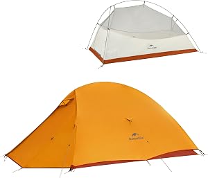 Naturehike Cloud-Up 2 Person Tent Lightweight Backpacking Tent with Footprint - Free Stand