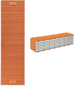 NEMO Equipment Switchback Foam Sleeping Pad, Regular, Sunset Orange