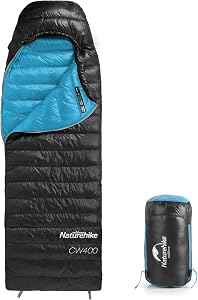 Naturehike Ultralight Down Sleeping Bag, 650FP Backpacking Sleeping Bag for Adults, 40.4℉