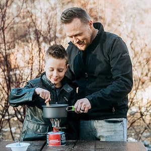 MalloMe Camping Cookware 18pc Mess Kit with Backpacking Stove, Camping Pots and Pans Set