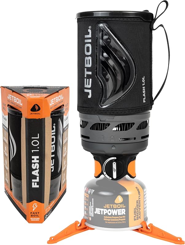 Jetboil Flash Portable Fast Boil Stove for Camping and Backpacking with